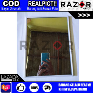 COD | Kaca Cermin Rias Besar Bening 30 cm x 20 cm