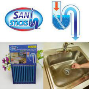 🌹READY STOCK🌹 SANI STICK Magical Sink 12 Pcs Sticks Kitchen Toilet Sink Bathtub Drain Cleaner Stick Sinki Sumbat 下水管道疏通棒