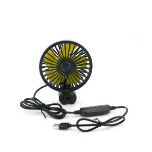 OATSBASF Car Fan Rear Seat Fan 3 Speed Adjustment USB Fan Air Cooling Fan