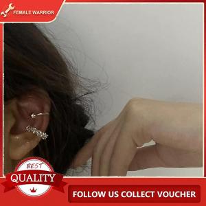 Female Warrior ต่างหูแฟชั่นแบบไม่เจาะหูต่างหูกระดูกอ่อนแบบเรียบง่ายสำหรับผู้หญิงเครื่องประดับ1ชุด