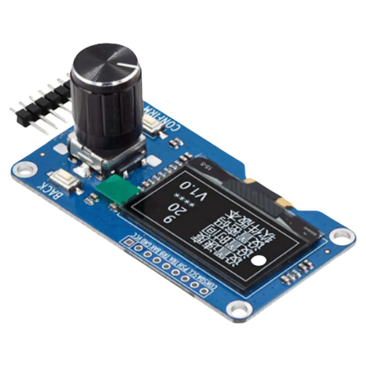 Rotary Encoder Speed Display Module 1.3inch LED Display EC11 Rotary Encoders Module IIC Interfaces ...