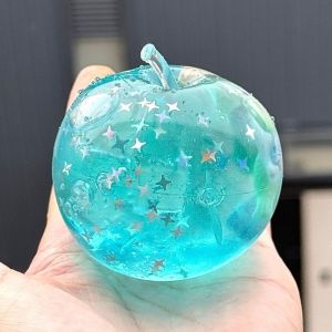 Squishy Ocean Apple Stress Balls Autism Sensory Toys Stress Anxiety Relief Fidget Toys for Kids and Adults Squeeze Relax Gift