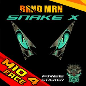 YAMAHA MIO 4 FACE WINKER EYE STICKER STICKER TINT ( need professional installer ) XSERIES DESIGN