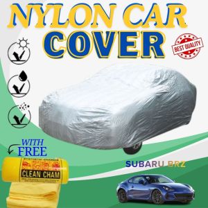 TFG SUBARU BRZ Waterproof Nylon Car Cover Lightweight For Sedan Car Protection With Chamois Towel