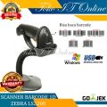 SCANNER RESI BARCODE 1D ZEBRA SYMBOL LS2208 GARANSI RESMI ZEBRA SCANNER SUPERMARKET ALAT KASIR SCANNER ZEBRA LS-2208. 