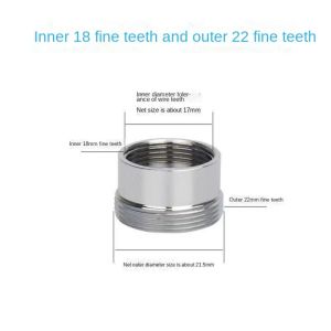 PURETEN Copper Faucet Adapter Set Washer External Wire Female-Male Pipe Fittings Kitchen Bathroom Accessories Faucet water filter