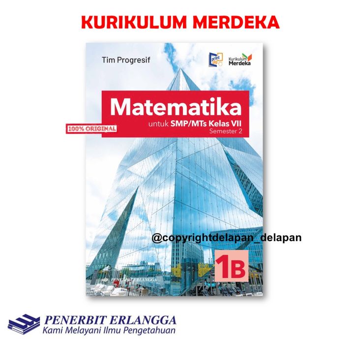 Matematika SMP Kelas 7 B (Semester 2) - Kurikulum Merdeka | Lazada ...