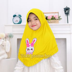 Jilbab Instan Anak Kayla Instan Terbaru 3-6 Tahun / Jilbab Anak Sekolah / Jilbab Anak TK Perempuan / Jilbab Anak Jersey / Jilbab Anak Murah / Hijab Bunny bow / Hijab Rabbit Bow