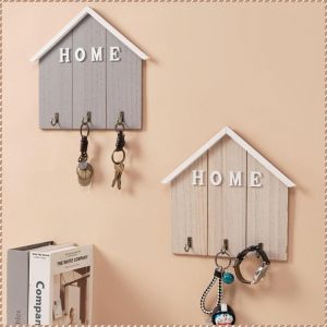 ไม้แขวนเสื้อ เรียบง่าย ตะขอแขวนเสื้อผ้า ตะขอแขวนเสื้อผ้า ไม้เนื้อแข็ง ตกแต่ง แขวนไว้บนผนัง