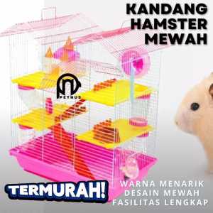 Kandang Hamster 27# Sweet Size Jumbo Hotel Istana Apartemen Hamster Murah