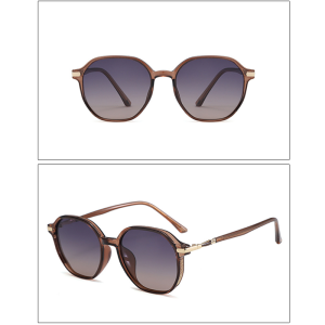 Kacamata Hitam besar fashionable dengan dekorasi sempadan bersinar yang cocok wanita