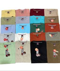 paket 4 pcs kaos distro pria dan wanita bahan semi katun motif simple Panjang Tebal Baju Dewasa Pendek Keren Polos Unik Sablon