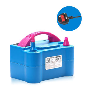 Electric Balloon Pump Portable Inflator with 2 Nozzle Birthday Party Auto Air Pump Wedding Supplies Electrik Blower 气球充气