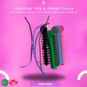 25pcs 24 Holes Chain Assorted Rubber