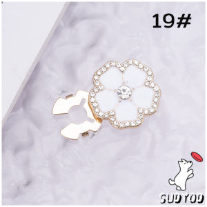 Sudyod【มีสินค้าในสต๊อก】 1 ชิ้น ฝาเม็ดกระดุมเสื้อเชิ้ต ตกแต่กระดุมเสื้อ Rhinestone DIY Button Decoration