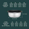 Multifunction Big Electric Rice Cooker Electric Rice Cooker 8L/10L/13L/18L Non Stick Rice Cooker. 