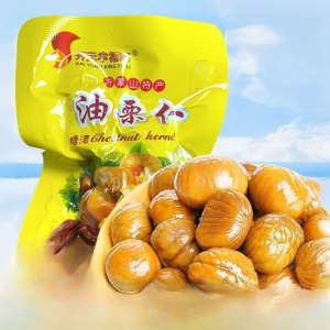 Repair the brain chestnut kernel chestnut kernel Health Hightemperature highpressure manufacturing Unique craftsmanship Snacks/Chestnut kernel thousand fruit small package tant snacks gift package