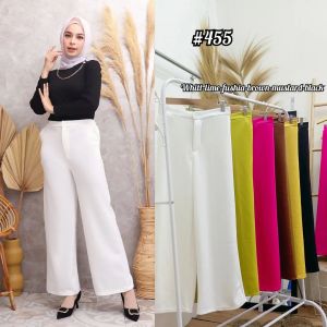 Ramone Cullotes Pants /Celana Kulot Scuba Resleting Premium/Celana Kulot Scuba Viral By Adis Fashion