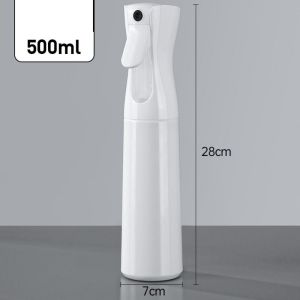 WININ Màu trắng trong suốt Bình xịt PP PET 200/300/500ml Hộp đựng có thể nạp lại Tái sử dụng Máy phun liên tục