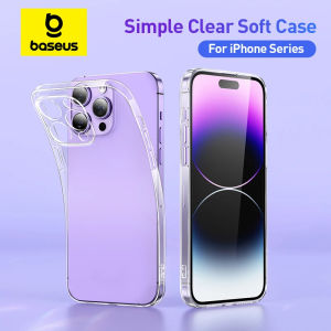 🥇✅SG READY STOCK✅Baseus High Transparent Case For iPhone 15 Pro Max/14/13/12 /11/Xs Max / Xr/ Xs / X/ 8 /7 Soft Silicone TPU Ultra Thin Soft Protective Phone Case