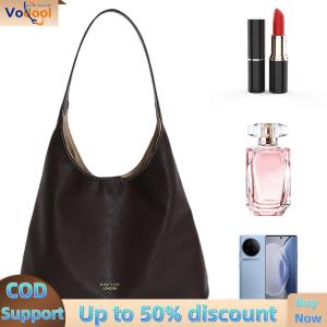 【Vodool Auto Center】Womens Simple and Elegant PU Shoulder Bag with Multiple Pockets for Travel and Office Large Capacity Crossbody Bag in Dark Green