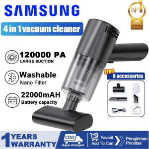 SAMSUNG 1288000Pa Household and Car Portable Vacuum Cleaner 5-IN-1 Household car High-Power Vacuum Clean