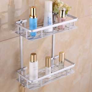 Rak Dinding Toilet Kamar Mandi Aluminium