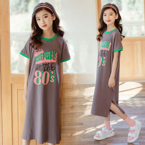 Unlimited X Teen Girl Dress Kids Shift Dress Long Skirt Maxi Dress Children Under Knees Dress 4-16-year-old Size 120-170cm