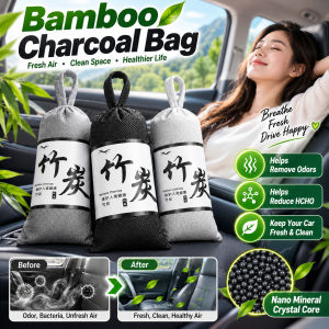 【Long Lasting Freshness】Activated Charcoal Bags/Deodorizer Bags/Moisture Absorber/Odor Remover For Car Shoes Closet Home And Small Spaces