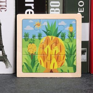AliMaMa - PUZZLE ANAK PETAK - Mainan Edukasi Wooden Kayu Mini Toy Toys Jigsaw Pazel 3D Murah Medan