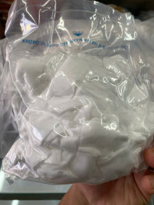 Bông gòn cắt sẵn 3x3cm 100g Bảo Thạch dùng tiện lợi