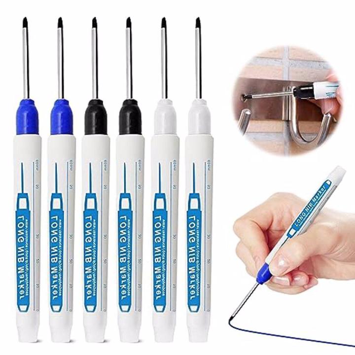 6pack/lot Waterproof Deep Reach Markers Tool For Deep Hole Marking In ...