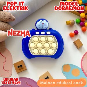 Generasi 3 Terbaru Level 999 Pop It Push Bubble Game Elektronik Mainan Edukasi Anak Squishy Viral Quick Push Menghilangkan Stress Pop It Nyala Musik Light LED Fidget
