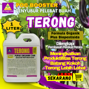 Pupuk Cair Untuk Tanaman Terong / Pupuk Pelebat Buah Terong Ungu / Obat Penyubur Buah Terong Organik