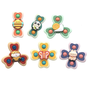 Núm hút cao su con quay đồ chơi Spinner cho bé xoay spinner highchair bồn tắm Đồ chơi núm hút cao su Đồ chơi giáo dục đồ chơi dưới nước cho trẻ sơ sinh