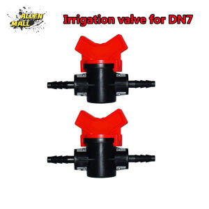 1/4" irrigation water valve 2-way 4/7 hose waterstop connectors Mini Valve 1/4" barb Drip adapter
