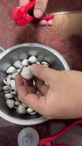 SIJIANGGMOLD Công cụ mở vỏ Dụng cụ mở sò nhà bếp di động đa chức năng Sáng tạo Tiết kiệm nỗ lực Kẹp hải sản Dụng cụ mở vỏ sò cua
