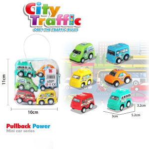 Đồ chơi set 6 ô tô chạy cót mini mới nhất 2025