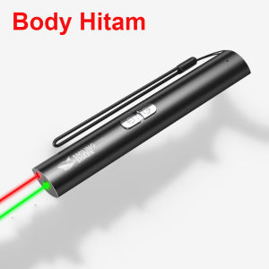 Green Red Laser pointer Smiling Shark LS313 Laser 2 Warna hijau merah Pen Type-C rechargeable for cat play teach pointer powerpointer