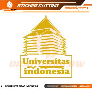 STICKER LOGO UI  STICKER LOGO UNIVERSITAS INDONESIA  STICKER MOBIL UI STIKER KACA MOBIL STIKER LAPTOP HP