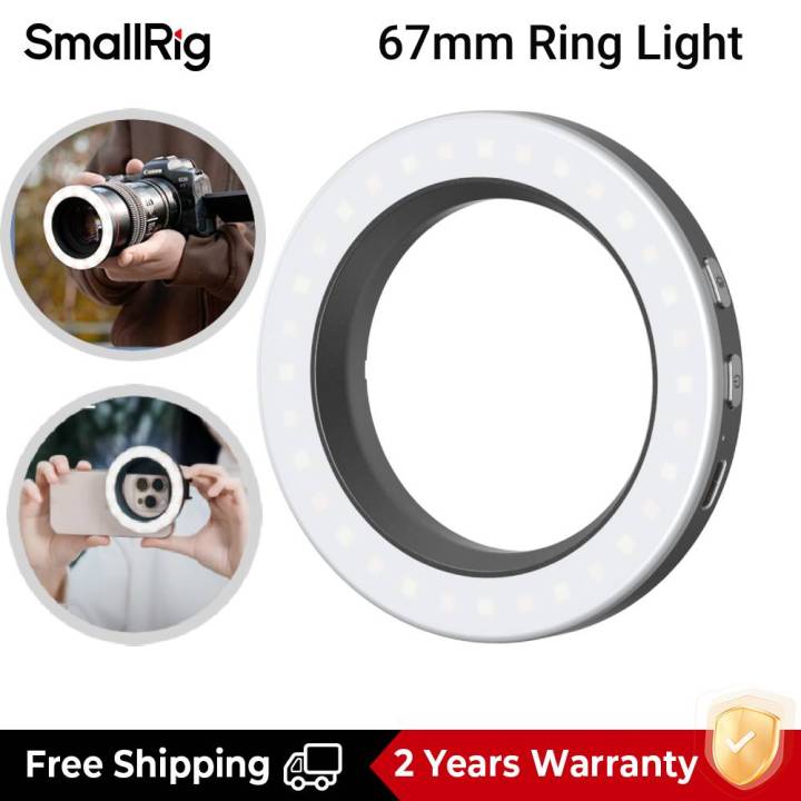 SmallRig Vibe P30 Ring Light Camera light For 67mm Universal