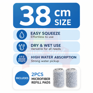 SyokSyok ECOCO 360° Rotating Flat Mop Microfiber Floor Mop Wet Dry Floor Cleaning Household Cleaning Dust Mop Tool