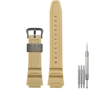 18mm Resin Strap Suitable for Casio AE1200 AQ-S810W AQE-100W SGW300 400 500 Sports Waterproof Mens Rubber Watch Accessories