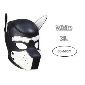 Puppy Cosplay Costumes of XL Code Brand New Increase Large Size Padded Rubber Full Head Hood Mask with Collar for Dog Roleplay2026