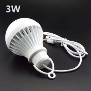 CLARO 3W 5W 7W LED Bulb Light Reading Book Light LED Power Camping Lantern Lamp Emergency Lighting USB Lamp Bulb For Outdoor Camping Tent