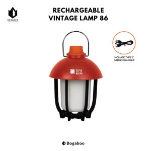 Dhaulagiri Rechargeable Vintage Lamp 86 Waterproof - Lampu Lentera Gantung Anti Air - Lampu Tenda Camping Outdoor