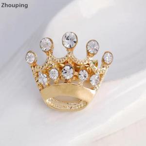 【ZP】Cute เครื่องประดับเสริมบุคลิกภาพ  เข็มกลัดมงกุฎ คัตเอาท์ หมุดสร้างสรรค์ย้อนยุค ชุดสูท แฟชั่นผู้ชาย