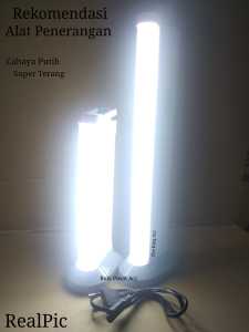 Lampu Emergency Neon LED Light Super Terang Rechageable