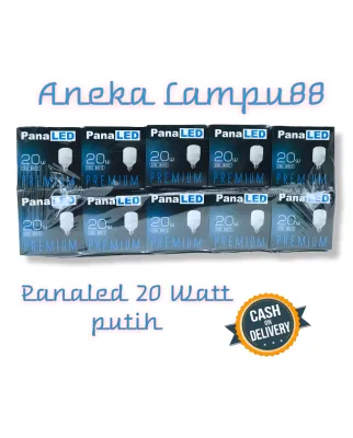 LAMPU LED PANALED PREMIUM 20 WATT PUTIH SNI PAKET 10 PCS - BOHLAM CAPSULE MURAH 20W - PANA LED