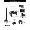 ขาตั้งและแท่นยึดกล้อง ติดรถมอเตอร์ไซค์ ขาตั้งกล้องติดรถมอเจอร์ไซค์ Action Camera Stand and Mount ขาตั้งกล้องเซลฟี่ หัวต่อมือถือ ขาตั้งมือถือ car. 